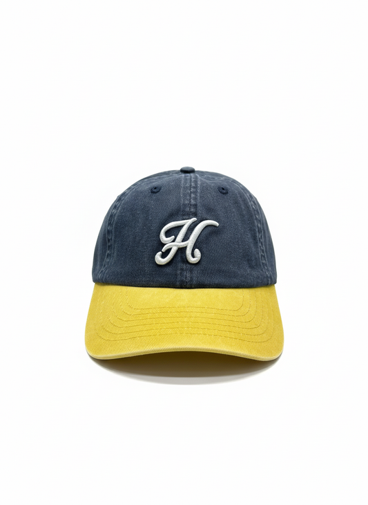 HERITAGE LOGO - DAD CAP blue/yellow