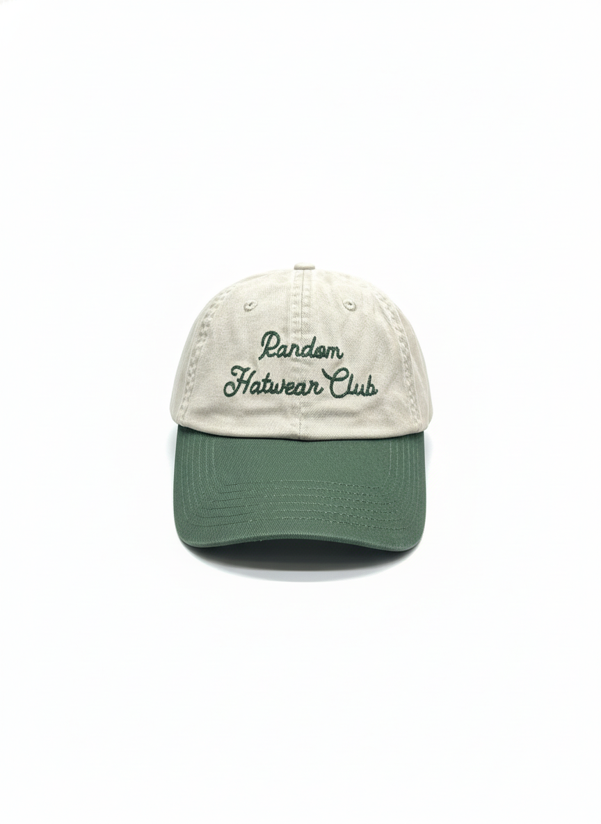 SOCIETY - DAD CAP cream/green