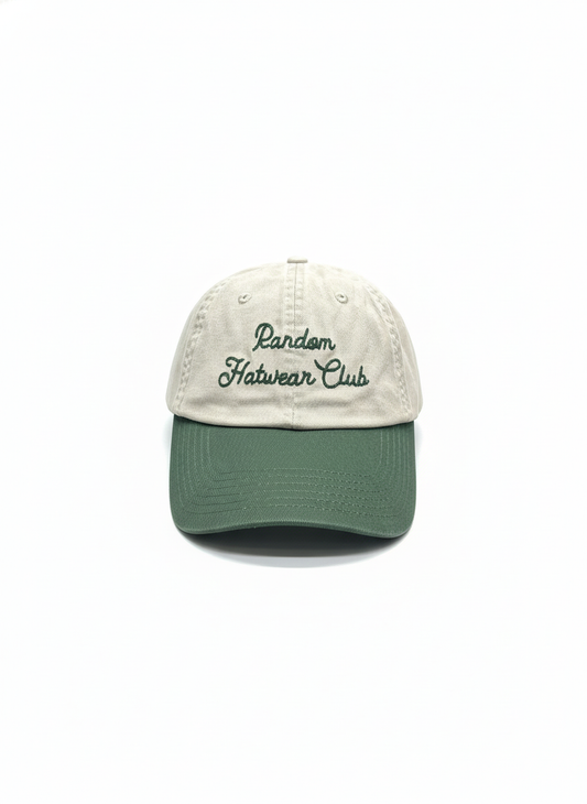 SOCIETY - DAD CAP cream/green