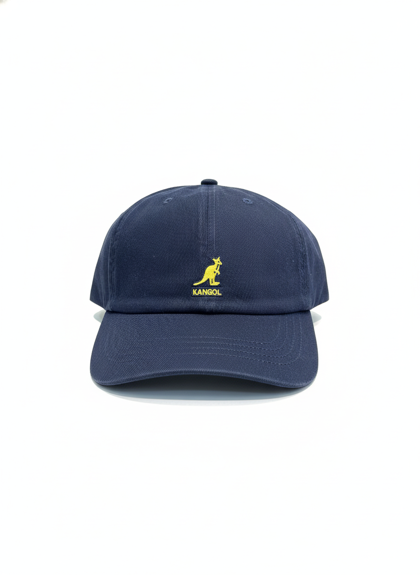 WASHED BASEBALL navy