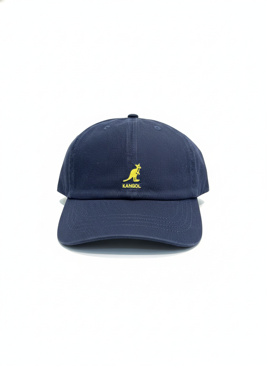 WASHED BASEBALL navy