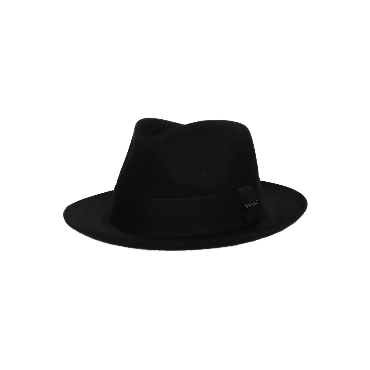 Fedora Woolfelt Suede schwarz