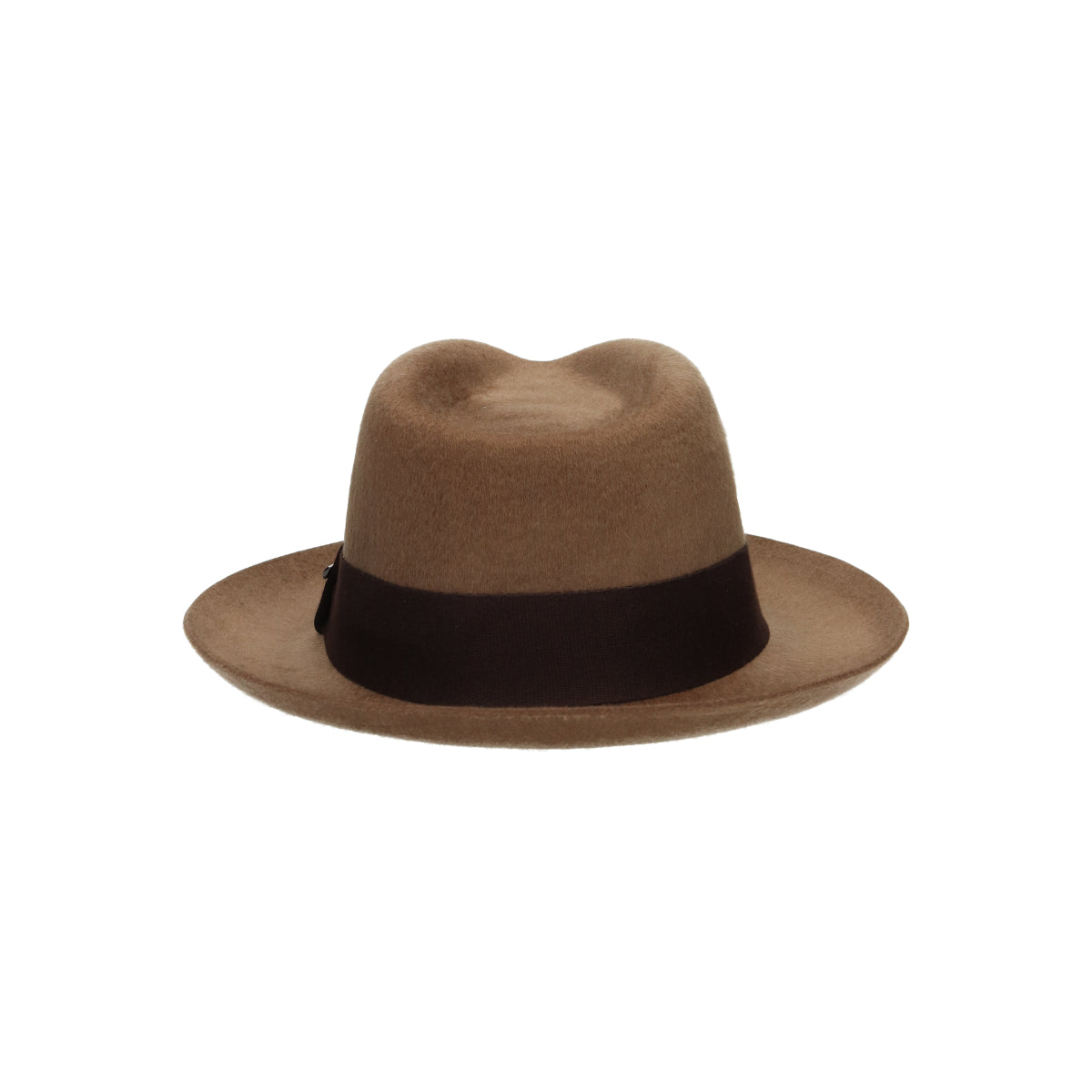 Fedora Woolfelt Suede hellbraun