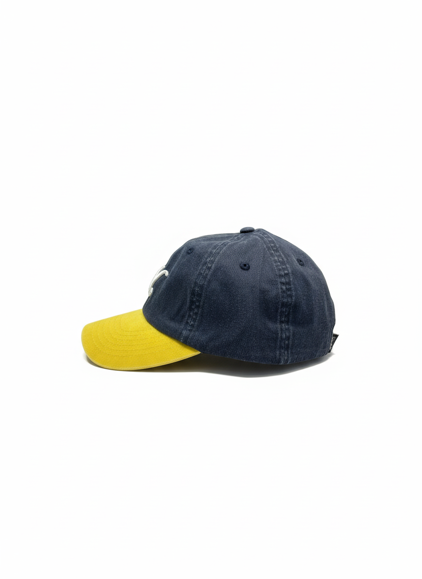 HERITAGE LOGO - DAD CAP blue/yellow