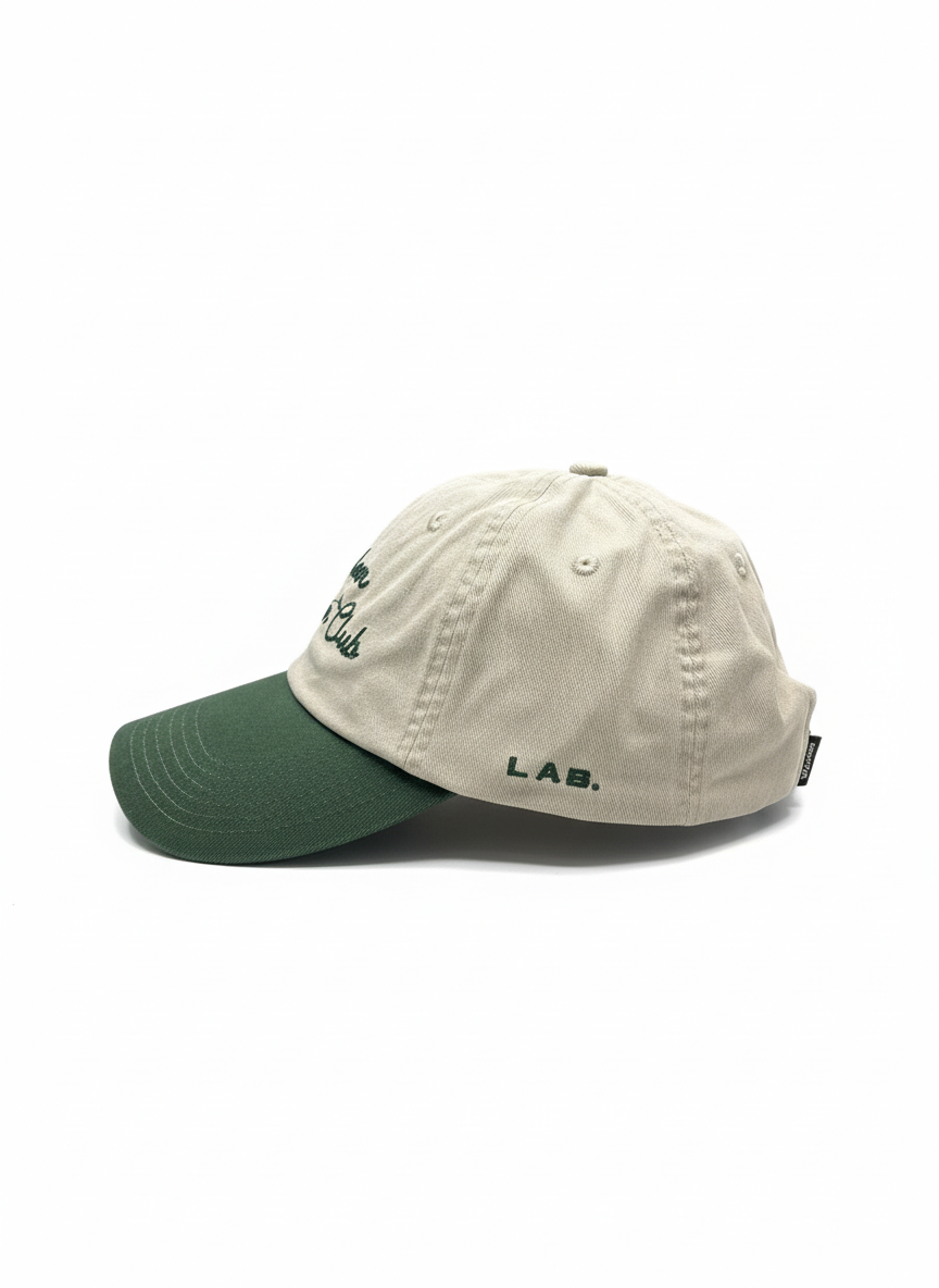 SOCIETY - DAD CAP cream/green