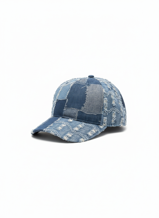 DENIM MASHUP BASEBALL medium blue