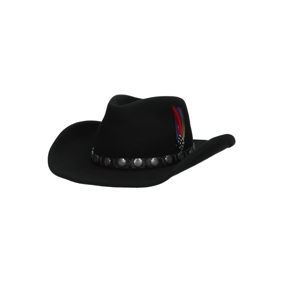 Western Woolfelt schwarz schwarz