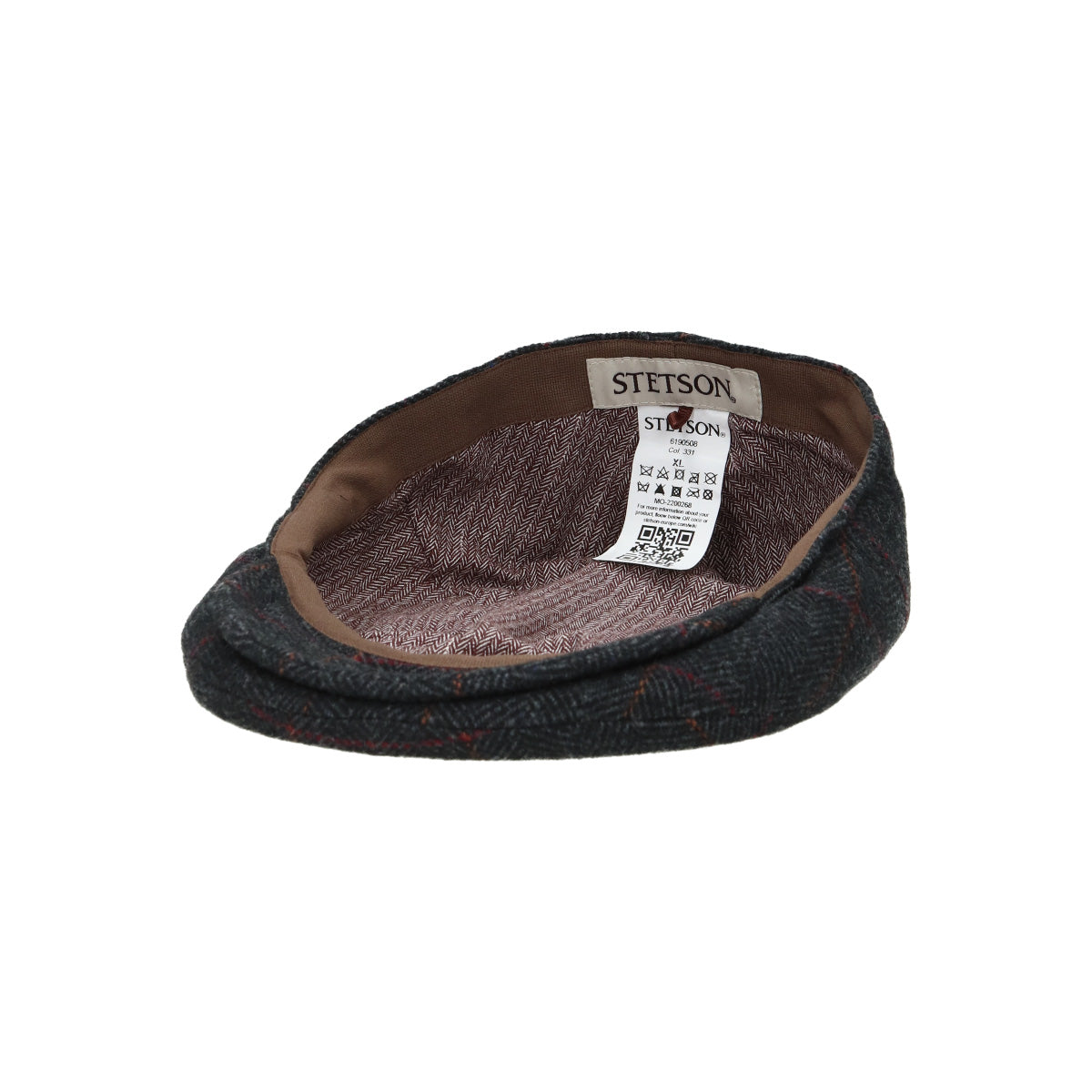 Ivy Cap Wool fischgrat-grau