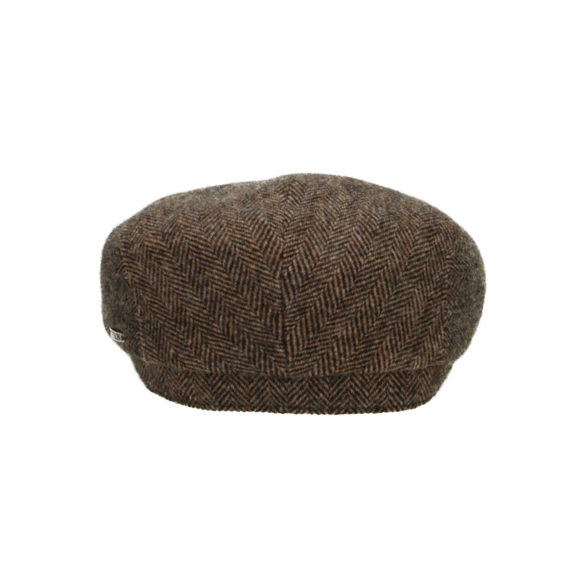 Driver Cap Wool Herringbone braun melange