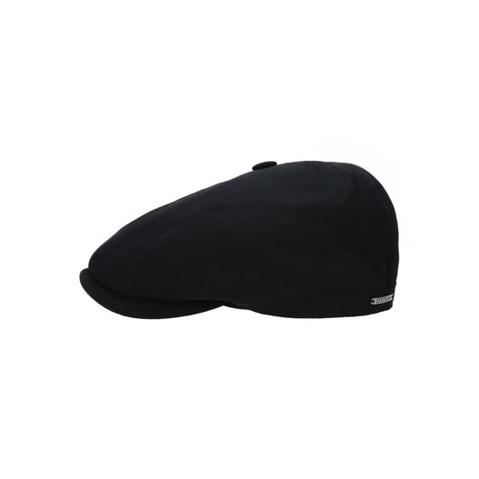 6-Panel Cap Virgin Wool/Cashmere schwarz