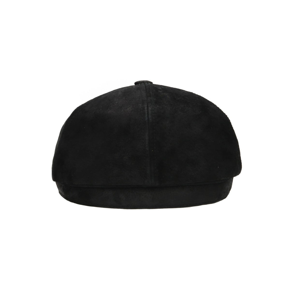 6-Panel Cap Pigskin schwarz