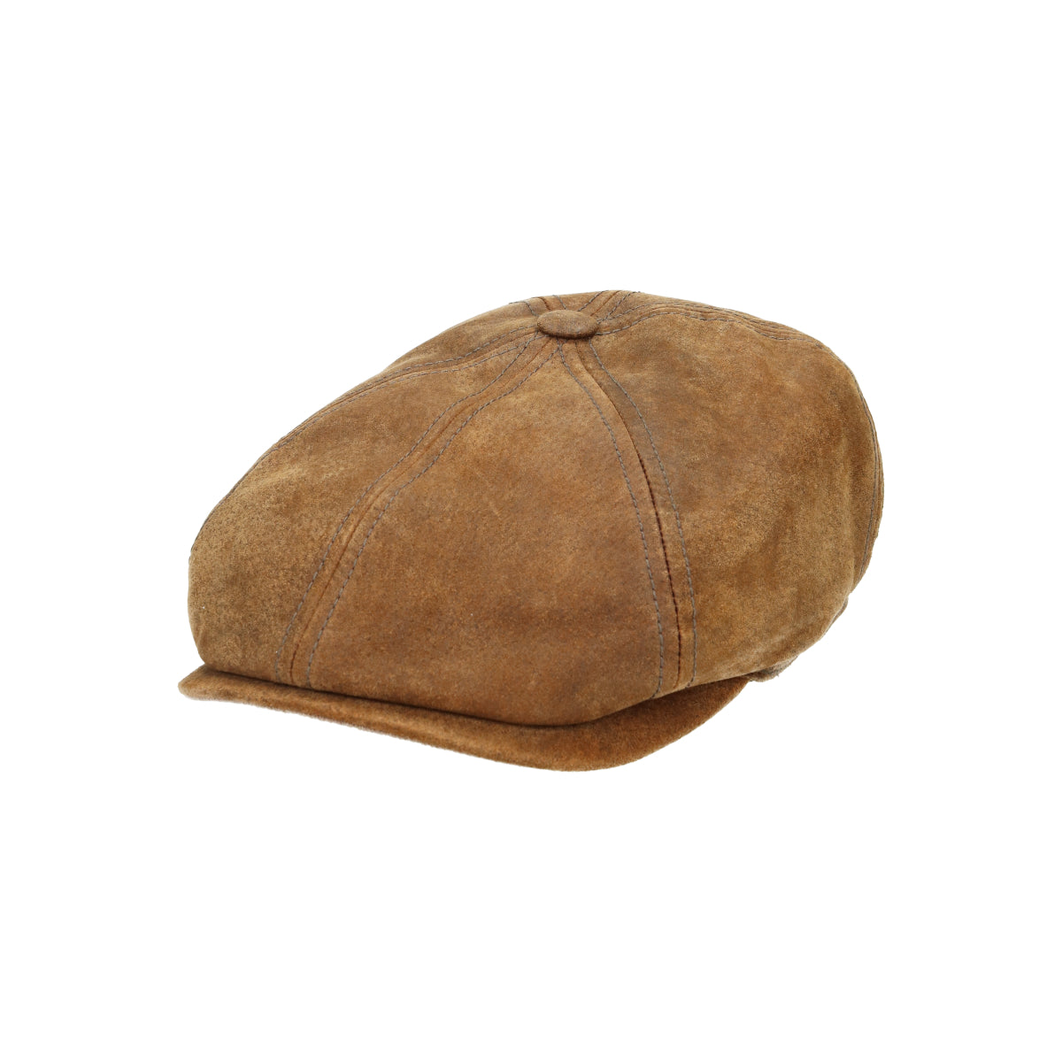 6-Panel Cap Pigskin braun