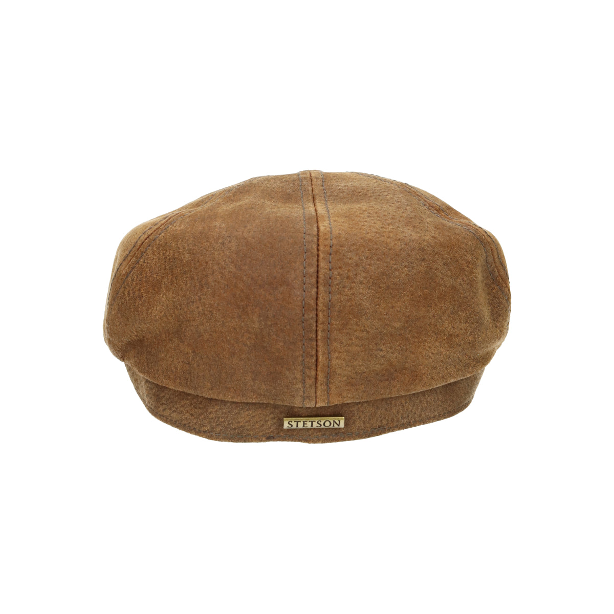 6-Panel Cap Pigskin braun