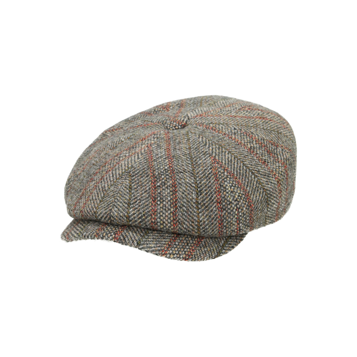 Hatteras Herringbone Virgin Wool grau