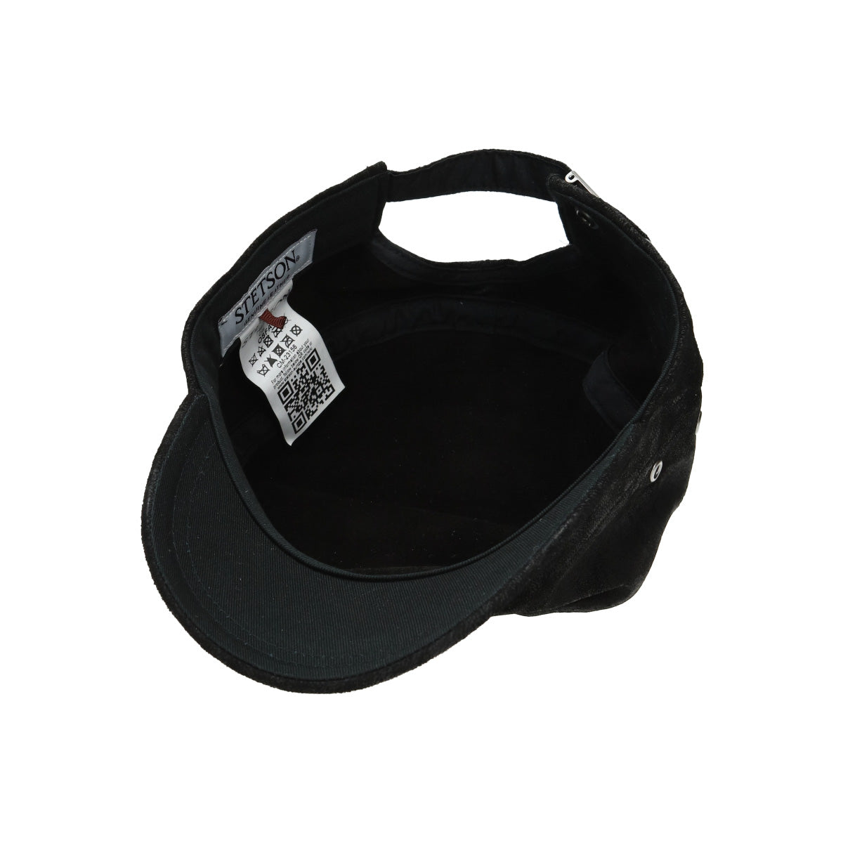 Army Cap Pigskin schwarz