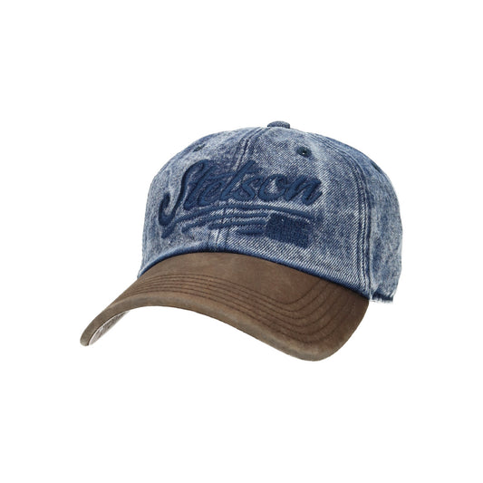 Baseball Cap Denim Vintage Distressed