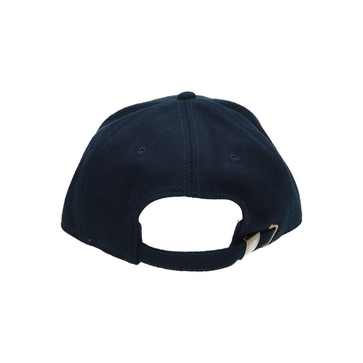 Baseball Cap Vintage Logo Patch Wool blau