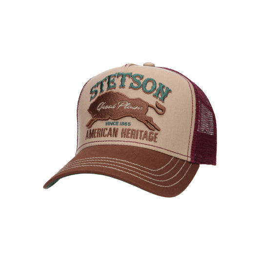 Trucker Cap Great Plains braun rot