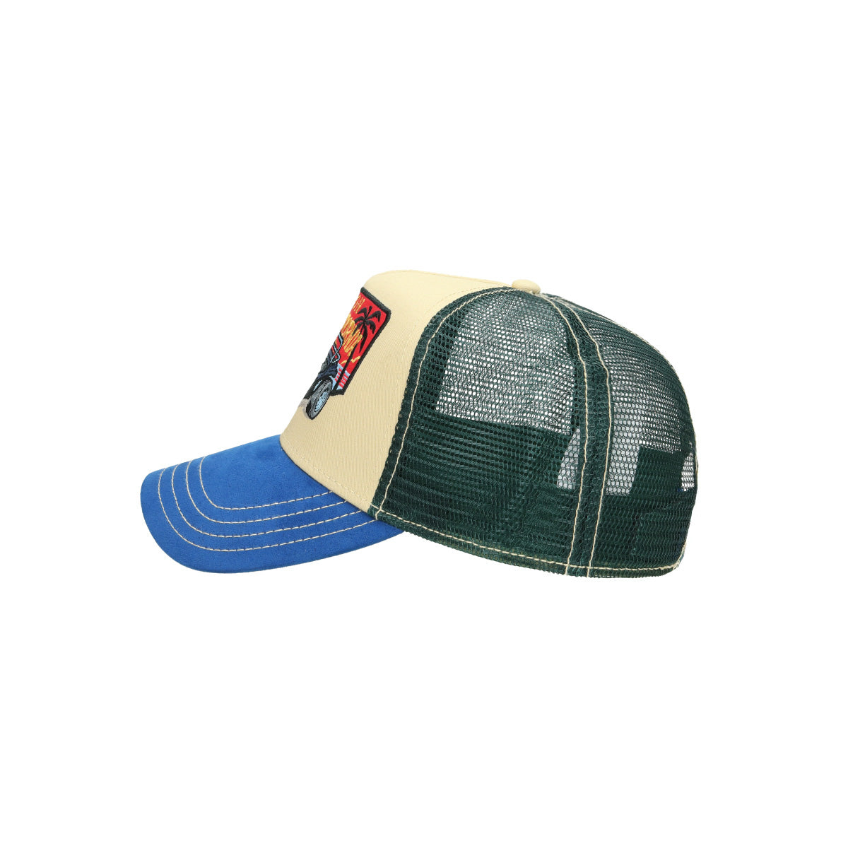 Trucker Cap Malibu blau beige