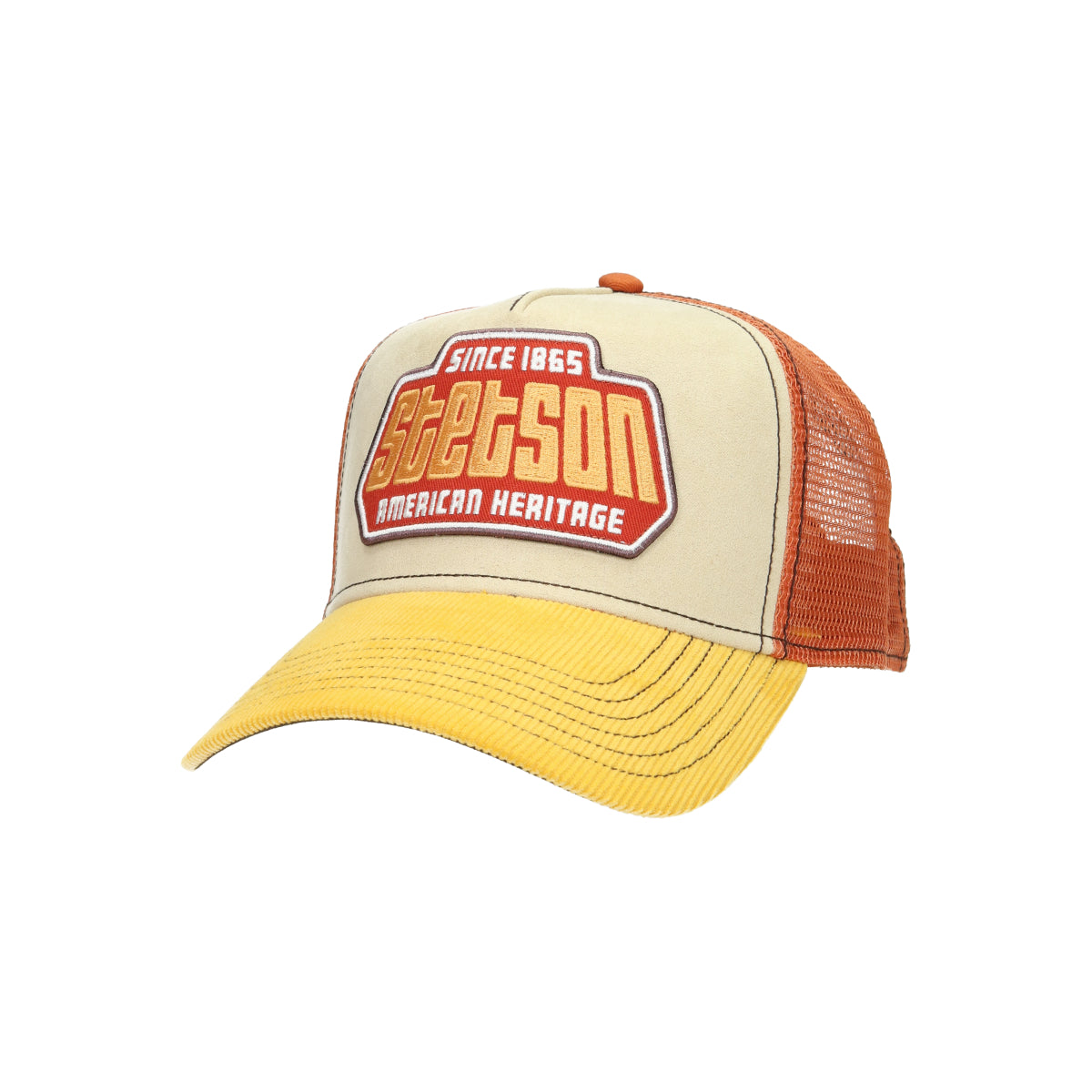 Trucker Cap Brickstone gelb beige