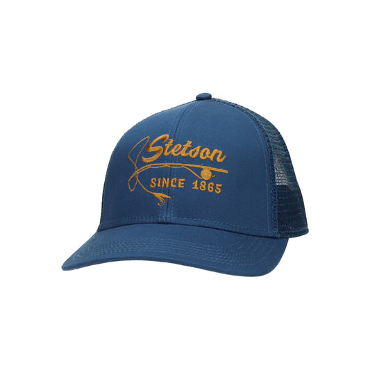 Baseball Cap Fishing Rod blaublau