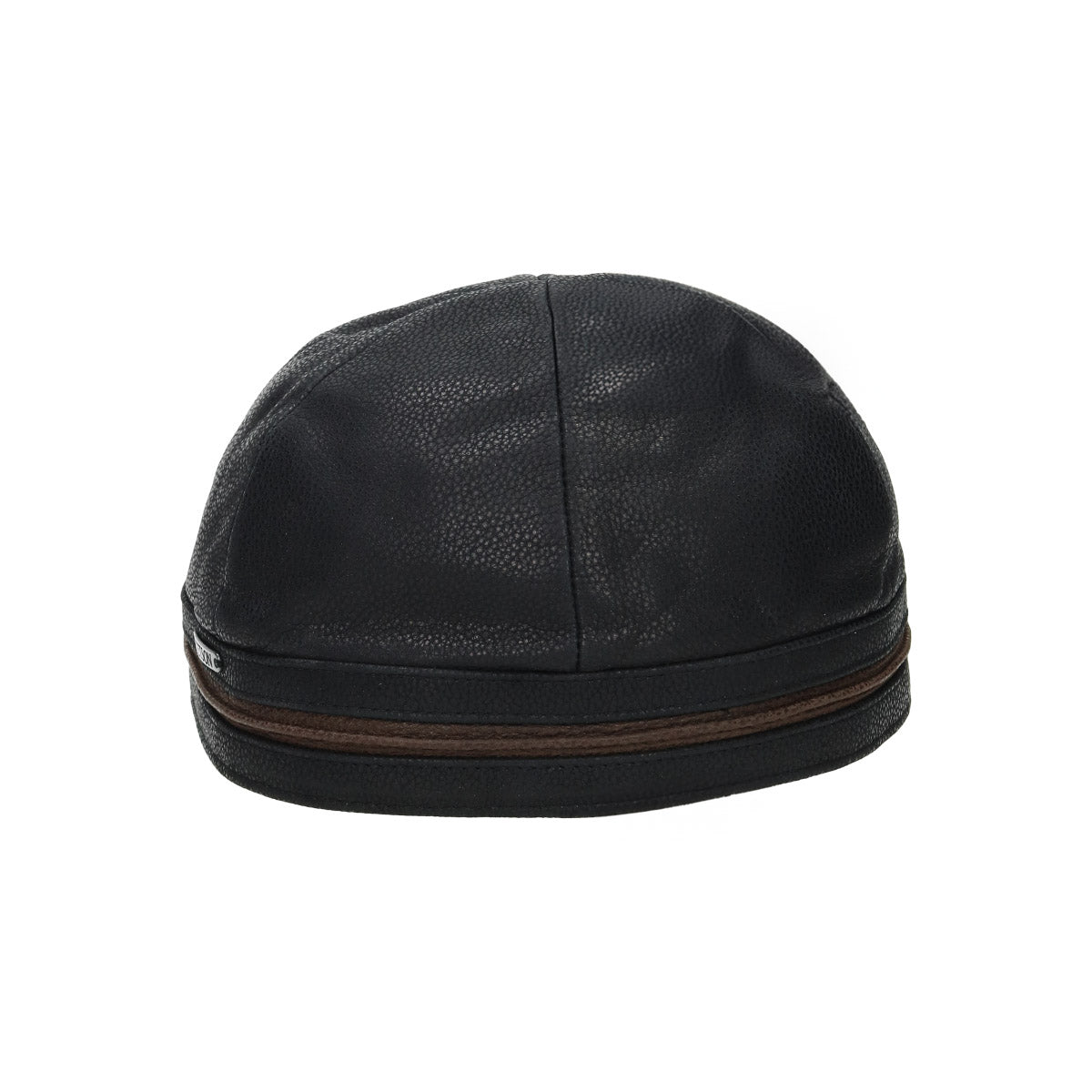 Baseball Cap Cowhide EF dunkelbraun schwarz