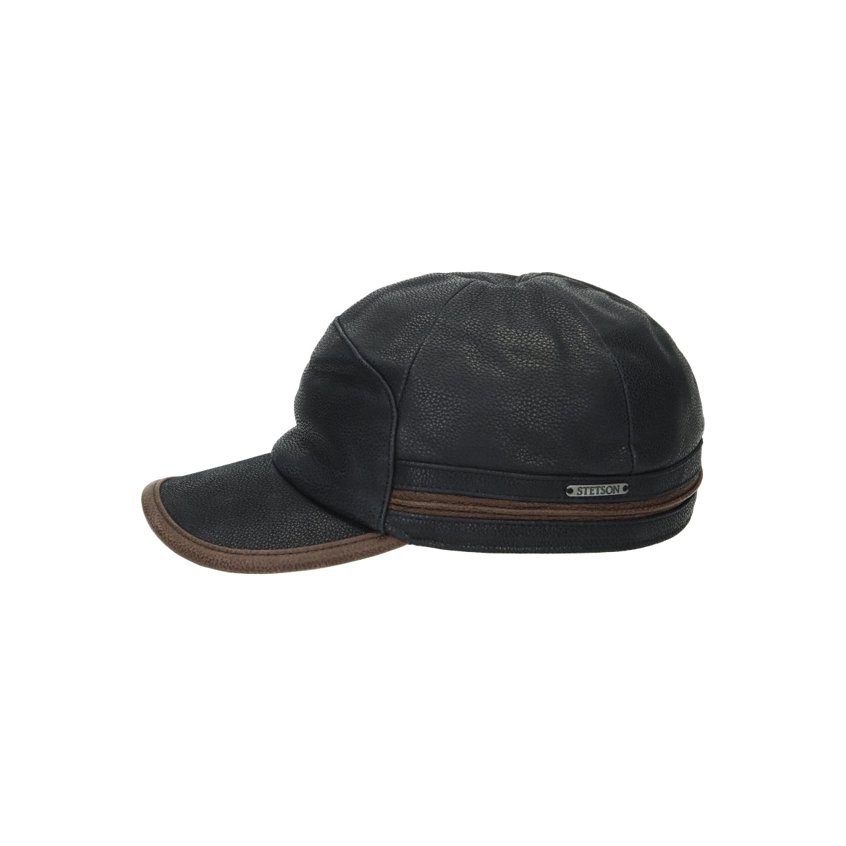 Baseball Cap Cowhide EF dunkelbraun/ schwarz