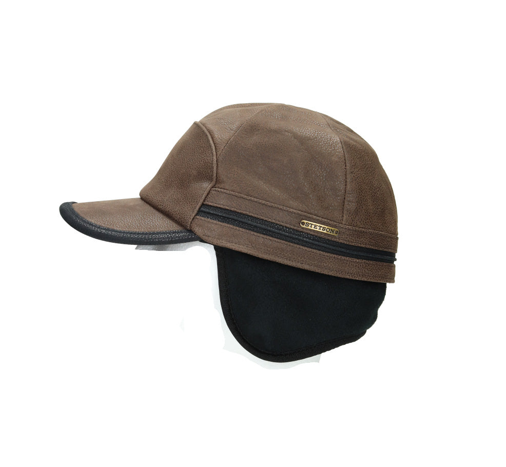 Baseball Cap Cowhide EF braun