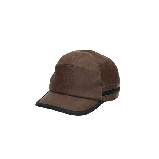 Baseball Cap Cowhide EF braun