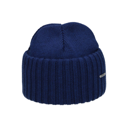 Beanie Merino Wool royalblau