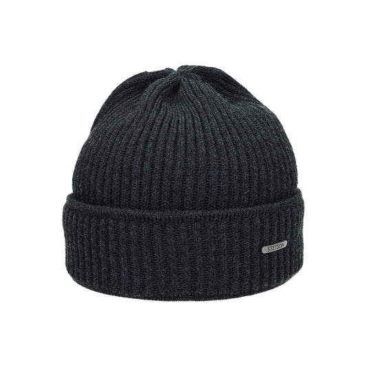 Beanie Merino Wool anthracite