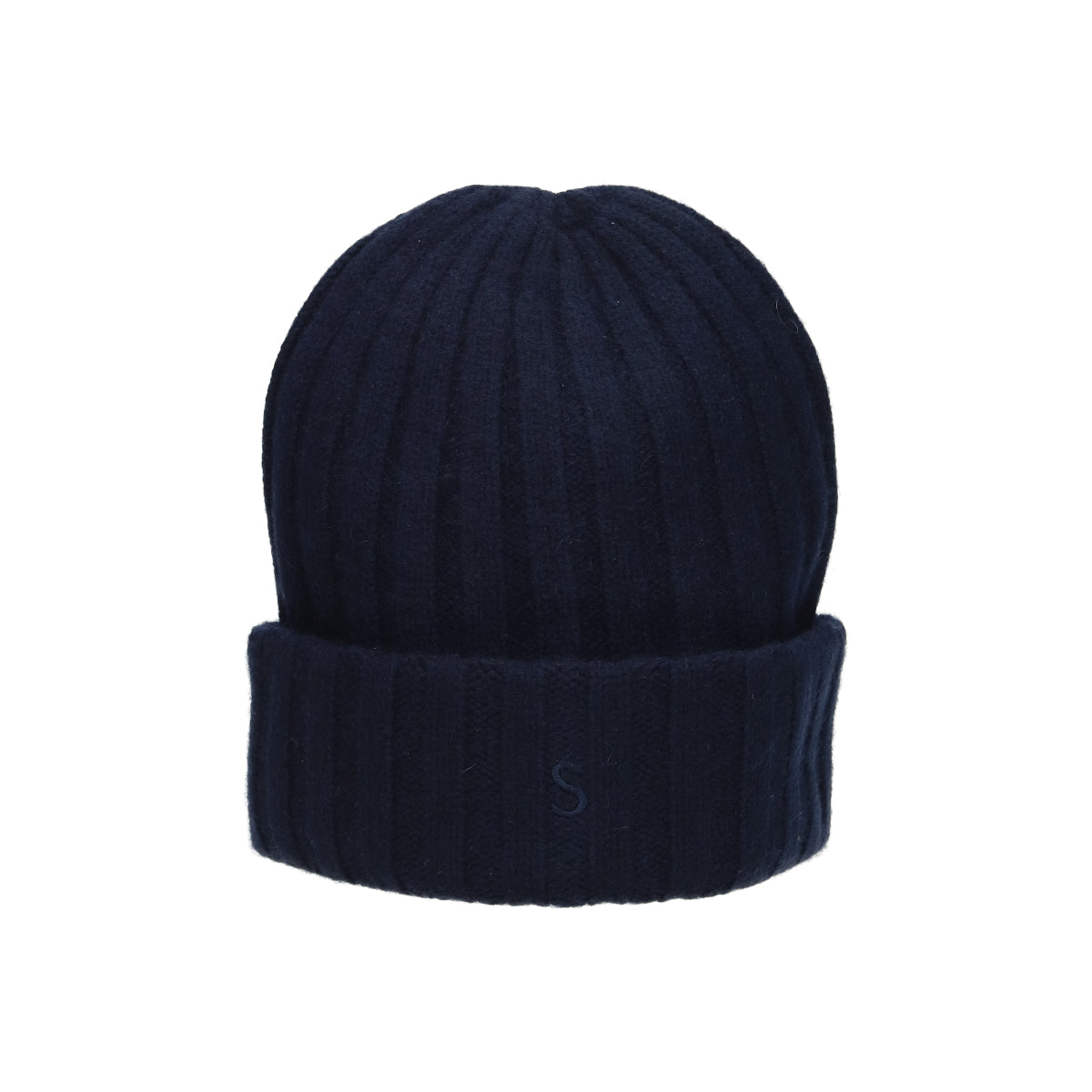 Beanie Cashmere navy blau