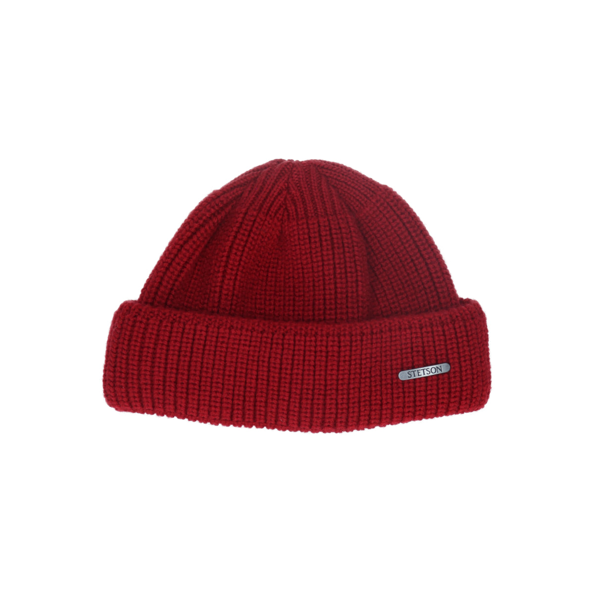 Beanie Merino rot