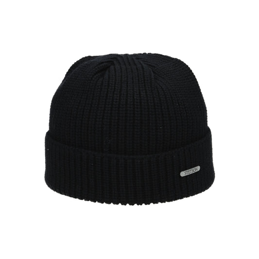 Beanie Merino Wool schwarz