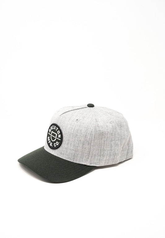 Crest C MP Snapback heather grey/black