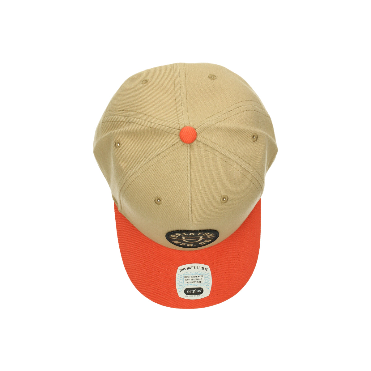 Crest C MP Snapback sand/ burnt red