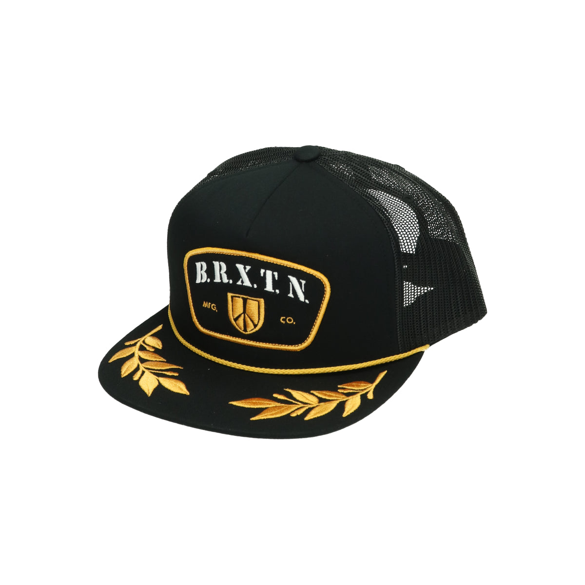 Peace Shield MP Trucker Hat black/black schwarz gold