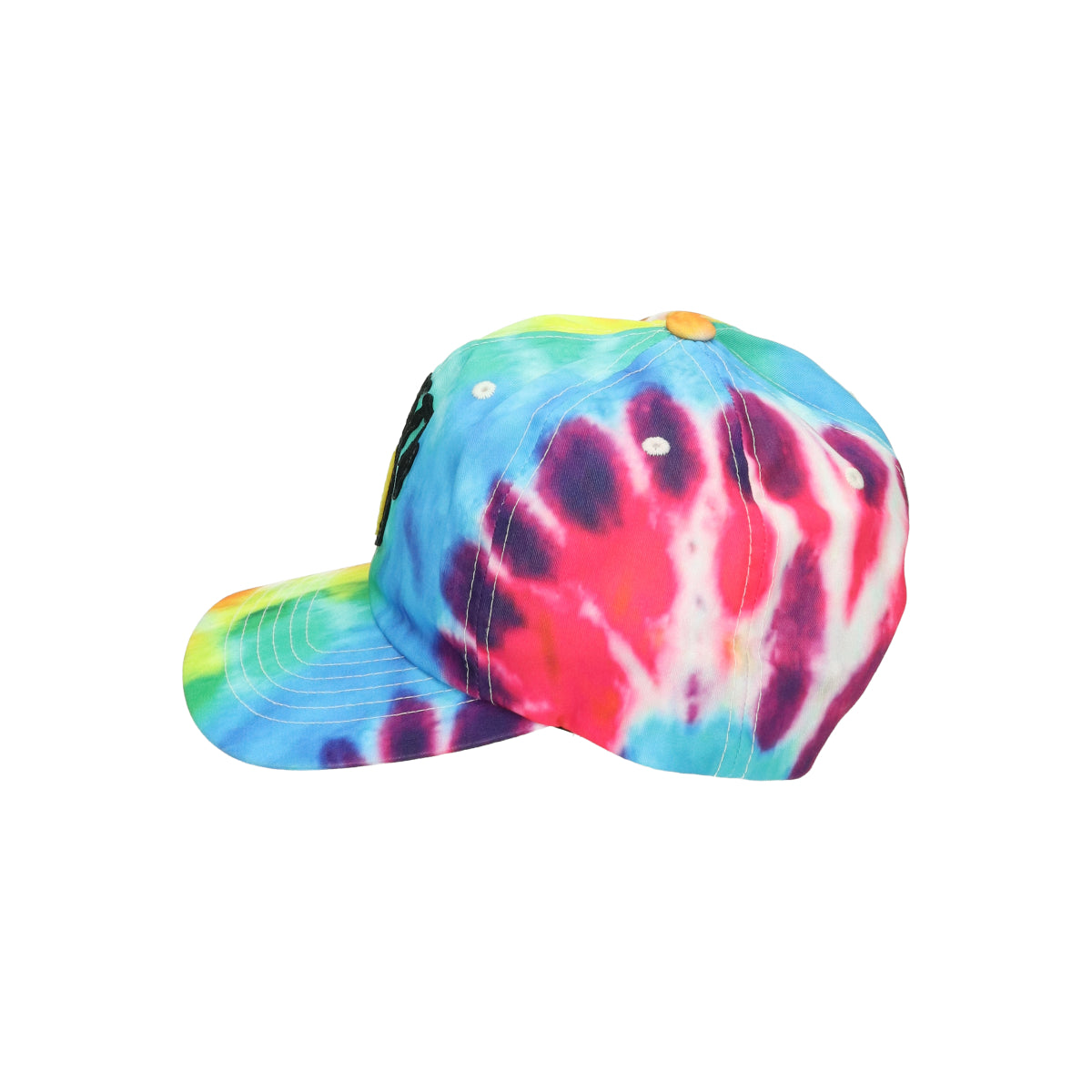 Peace Out MP Snapback acid tie dye