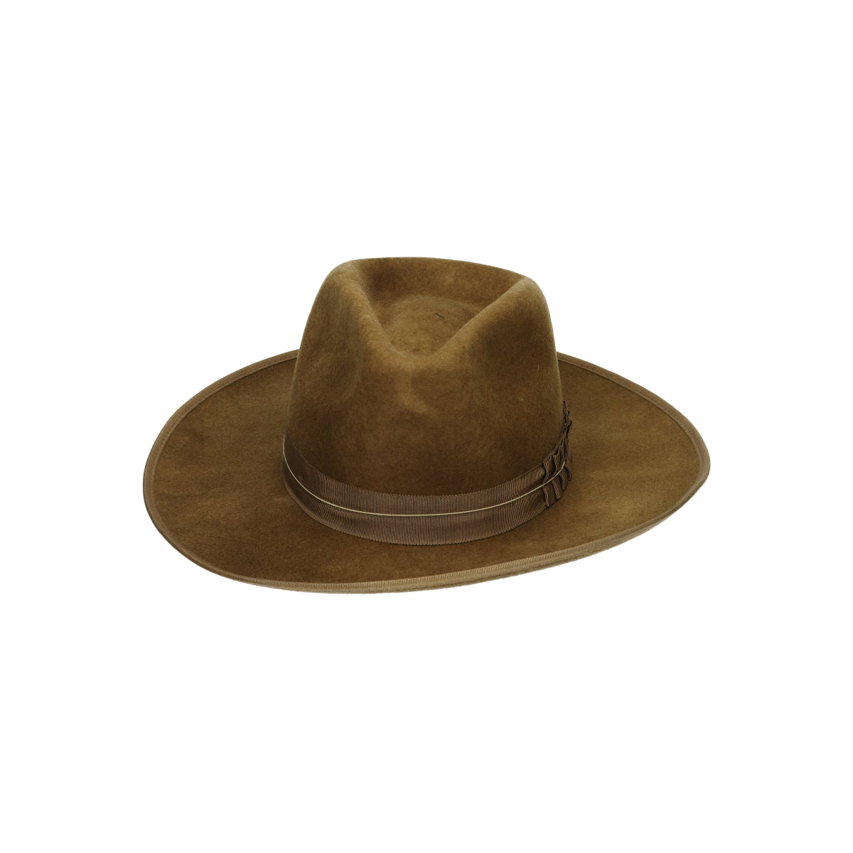 Reno Fedora coffee worn wash braun