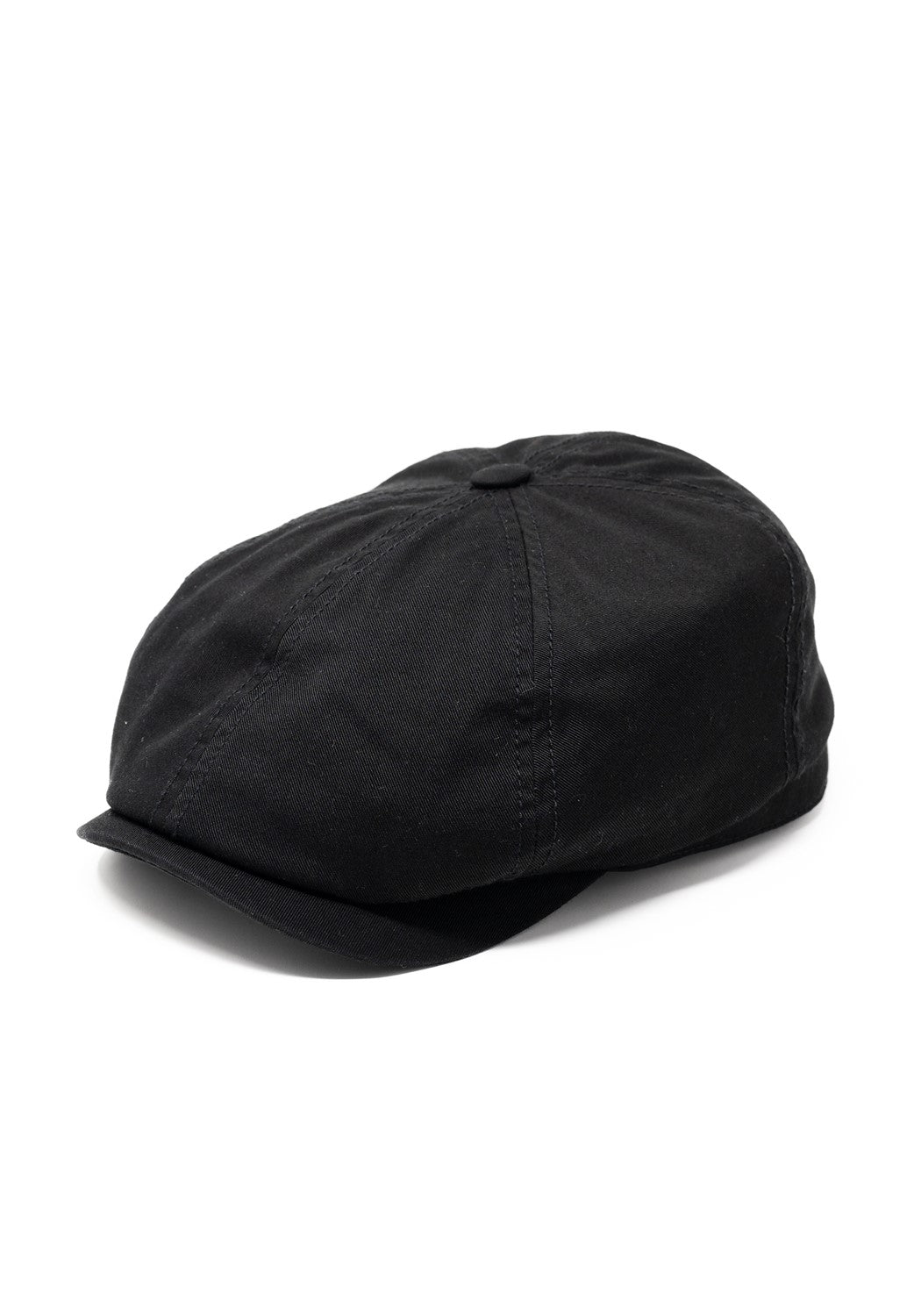 6-Panel Cap Cotton Twill schwarz