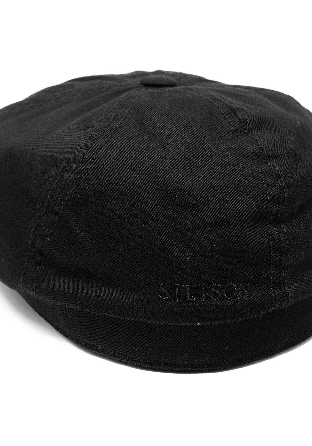 6-Panel Cap Cotton Twill schwarz