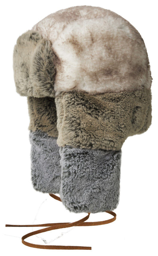 Multi Faux Fur Trapper multi