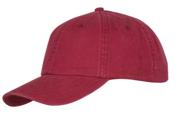 Baseball Cap Cotton bordeaux