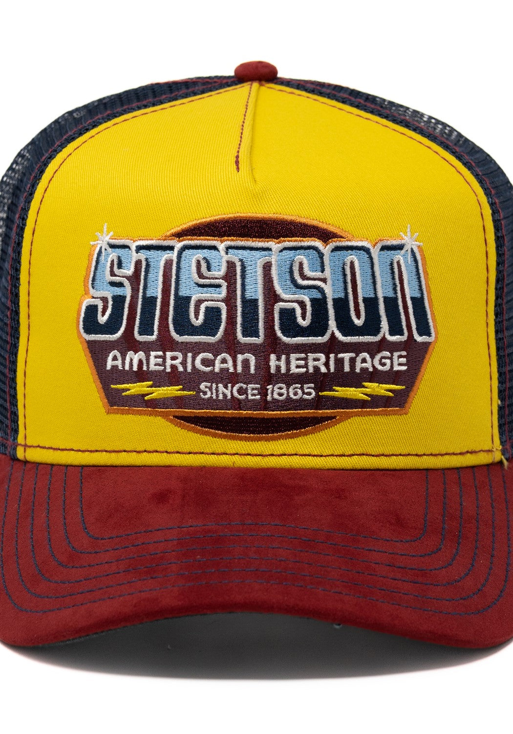 Trucker Cap American Heritage Master rot gelb