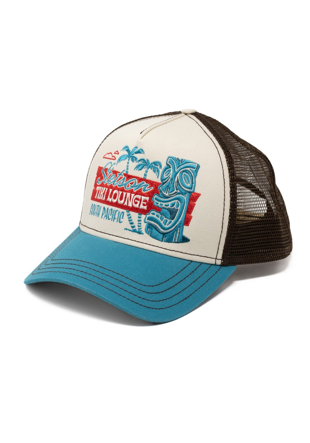 Trucker Cap Tiki Lounge blau braun