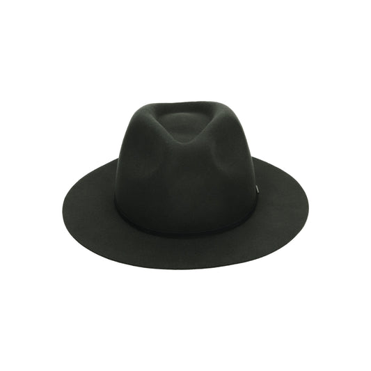 Wesley Packable Fedora washed black