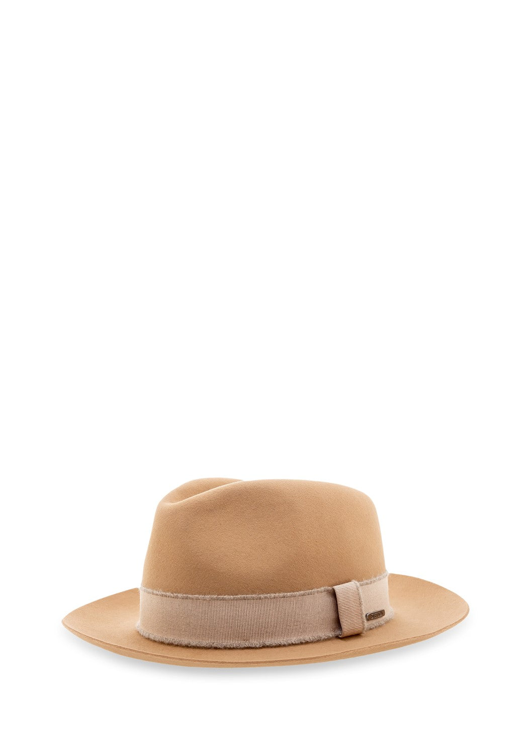 Fedora Furfelt beige dunkel