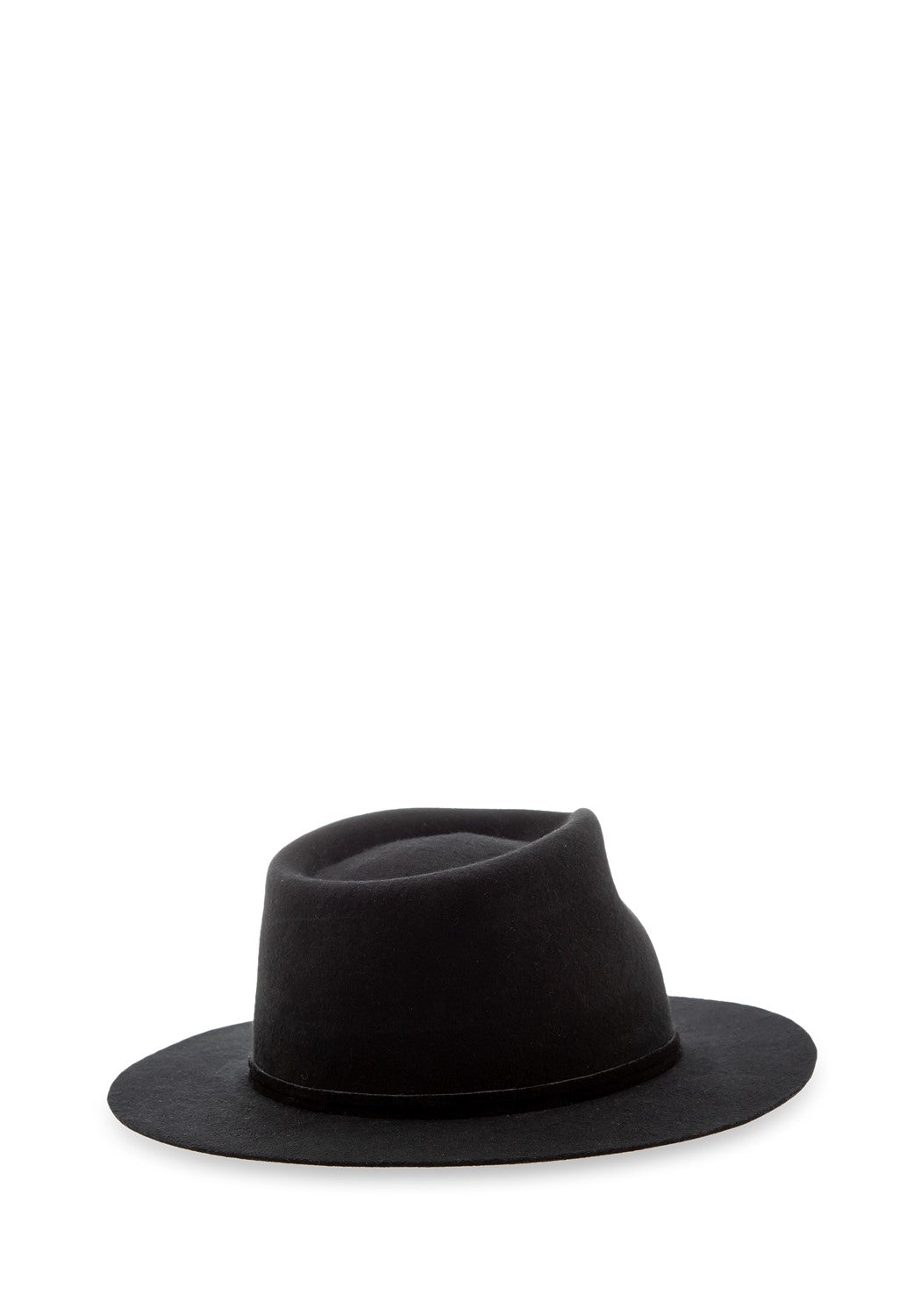 Fedora Woolfelt schwarz dunkel