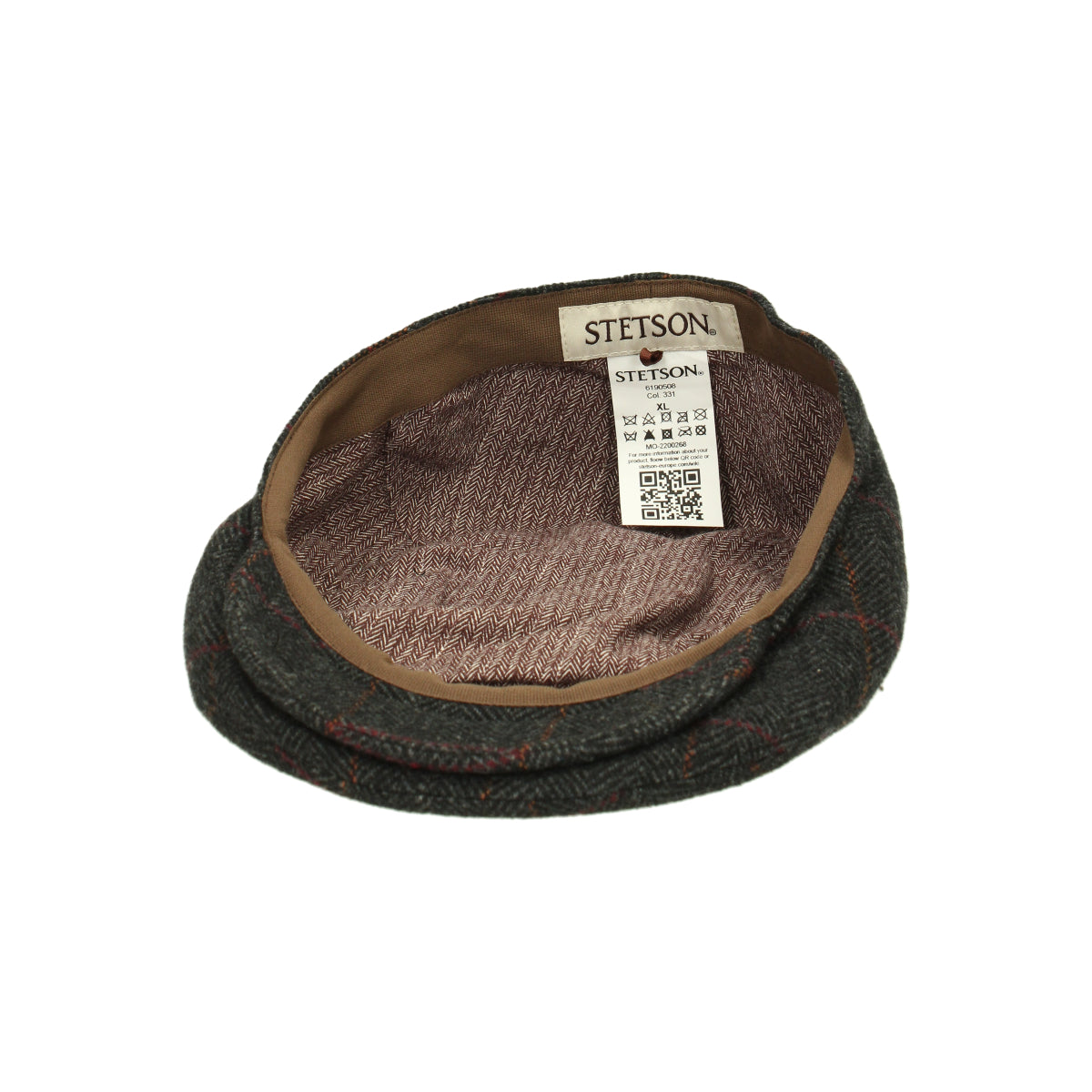 Ivy Cap Wool fischgrat-grau