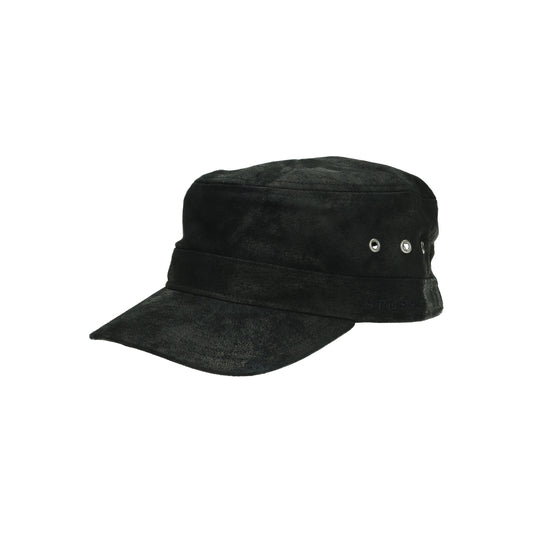 Army Cap Pigskin schwarz